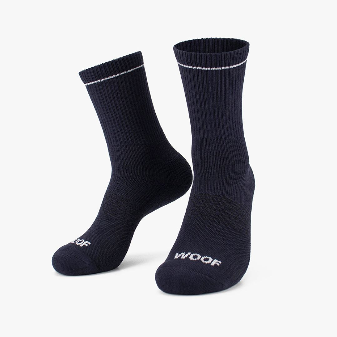 Core Colours Bamboo Crew Compression Socks 4 Pack