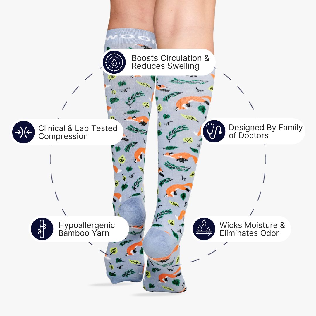 Fox Bamboo Compression Socks