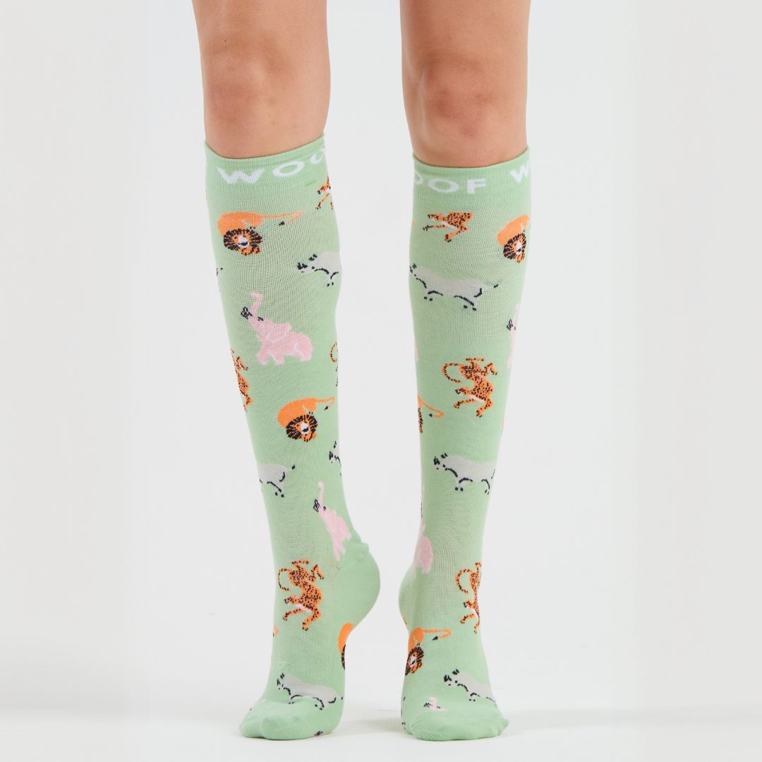 Wild Savanna Bamboo Compression Socks